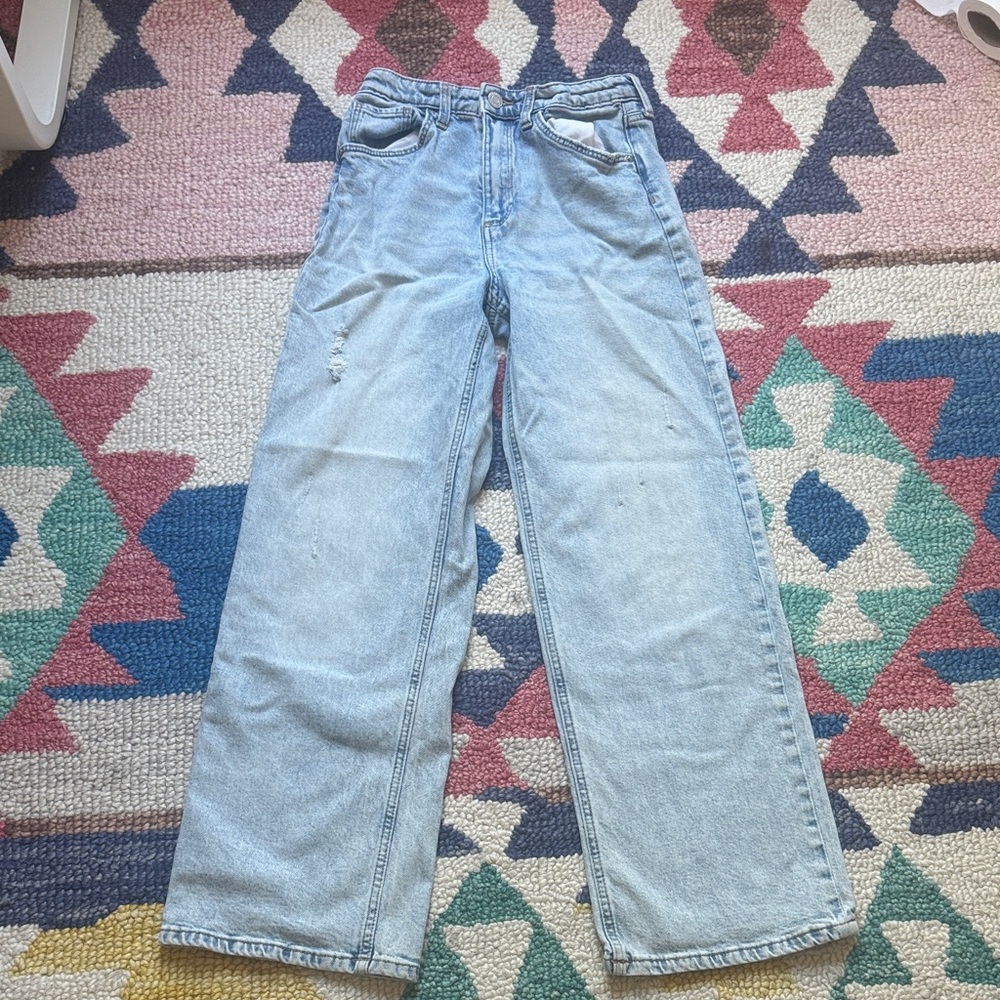 3 Pairs of H&M Light Blue and Grey Kids Jeans